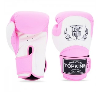 Боксерские перчатки Top King (TKBGBL-02 pink/white Double tone)